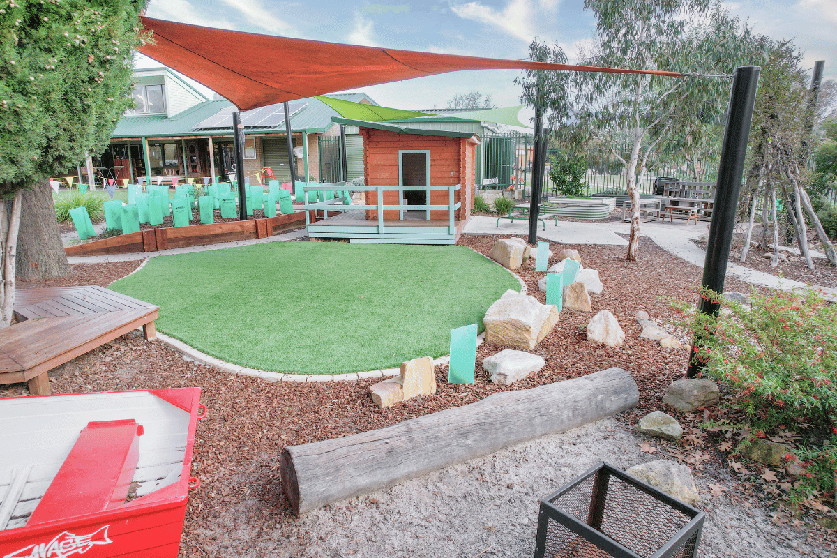 Harris Park Preschool outdoor play area
