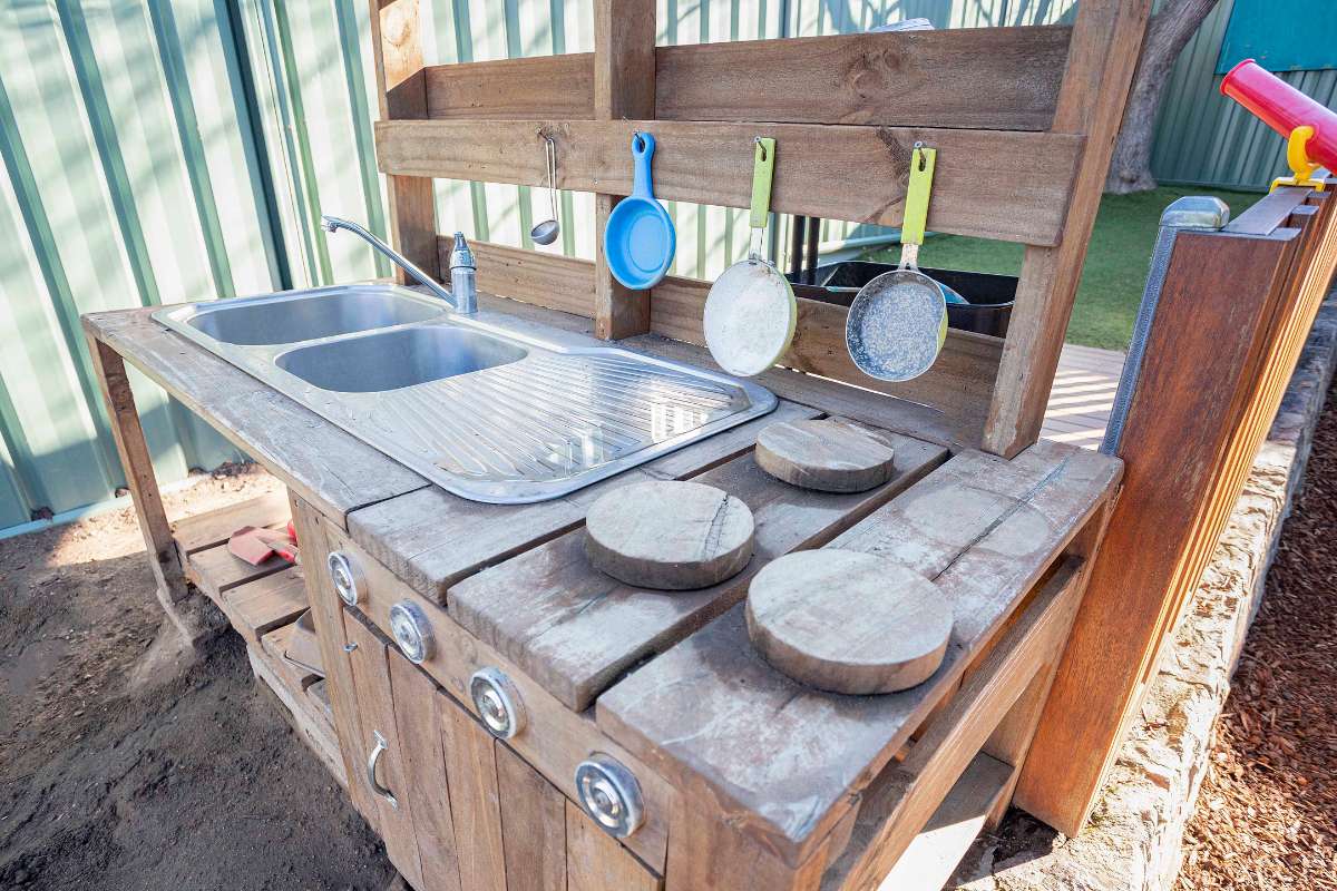 Karabar Preschool outdoor kitchen