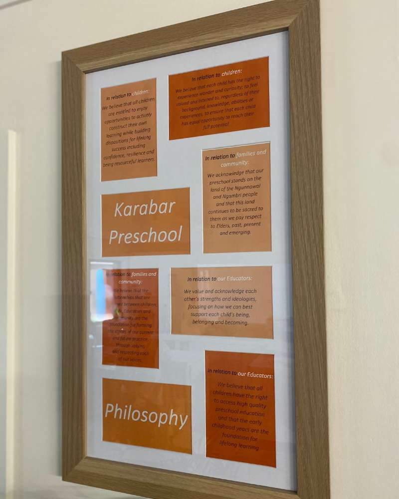 Karabar Preschool philosophy